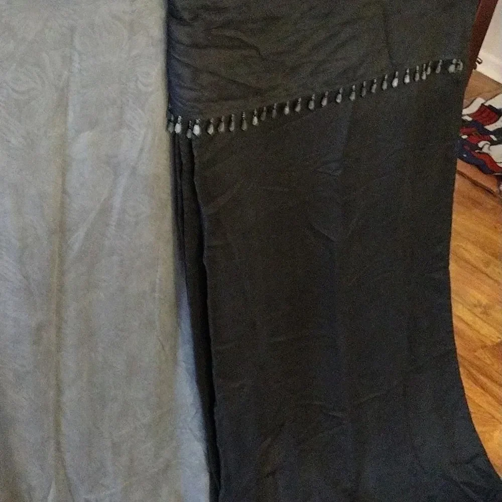 3 Moody Goth Black and Grey Velvet 82